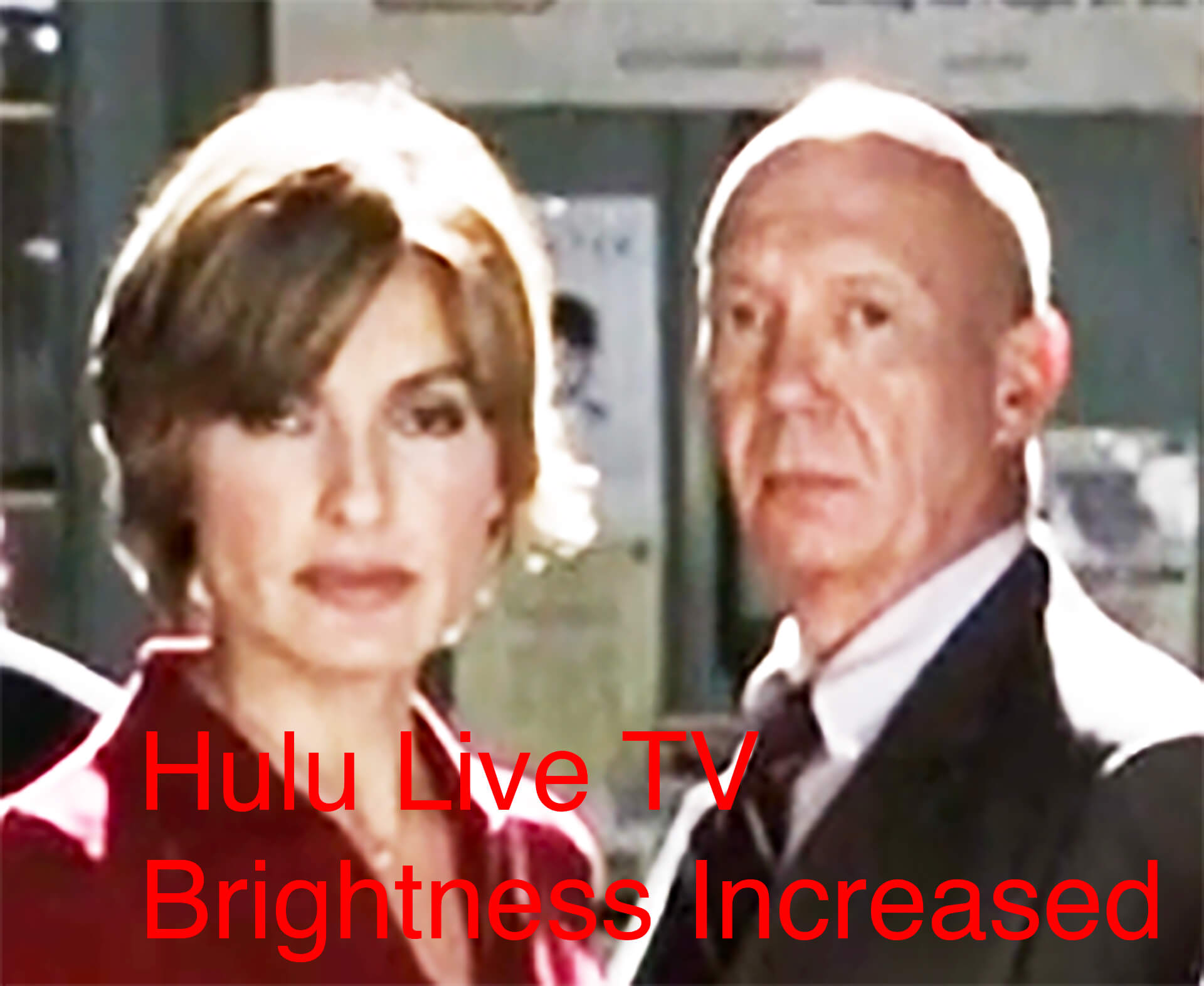 Hulu Live TV Brightness Increased